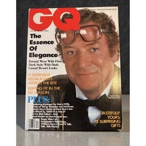 GQ MAGAZINE Gentleman's Quarterly December 1983 - Michael Caine